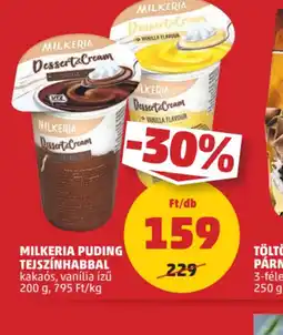 PENNY Milkeria Pudding Tejszínhabbal ajánlat