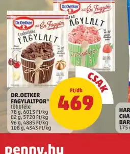 PENNY Dr. Oetker Fagylaltpor ajánlat