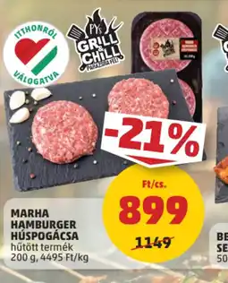 PENNY Marha Hamburger Húspogácsa ajánlat