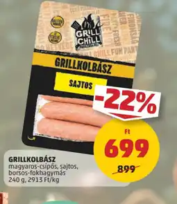 PENNY Grillkolbász ajánlat