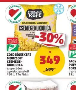 PENNY Zöldségeskert Morzsolt Csemege Kukorica ajánlat