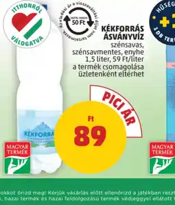 PENNY Kékforrás Ásványvíz ajánlat