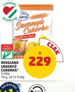 PENNY Bergland Savanyú Cukorka ajánlat
