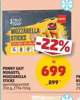 PENNY Penny Sajt Nuggets, Mozzarella Sticks ajánlat