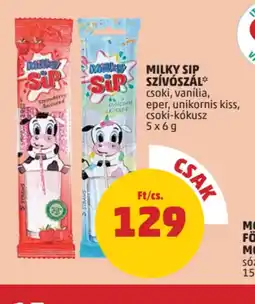 PENNY Milky Sip Szívszál ajánlat