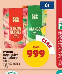 PENNY Lyofru liofilizált gyümölcs ajánlat