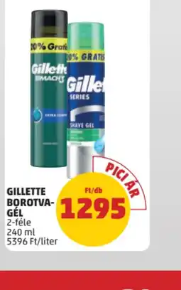 PENNY Gillette Borotva-gél ajánlat