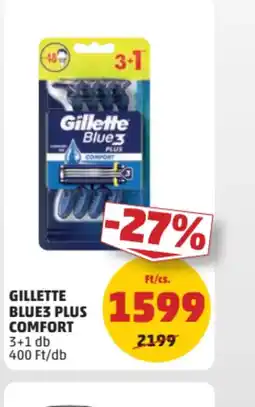 PENNY Gillette Blue3 Plus Comfort ajánlat
