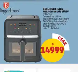 PENNY Berlinger Haus Forrlevegős Sütő ajánlat