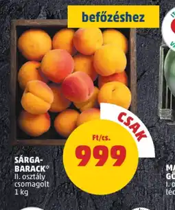 PENNY Sárga Barack ajánlat