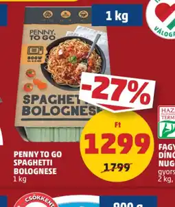 PENNY Penny To Go Spaghetti Bolognese ajánlat