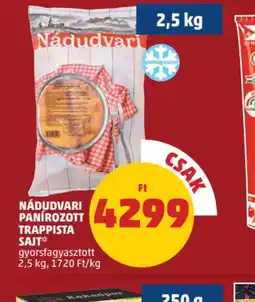 PENNY Nádudvari Panírozott Trappista Sajt ajánlat
