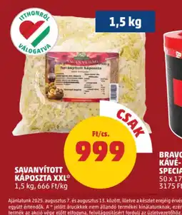 PENNY Savanyított Káposzta XXL ajánlat