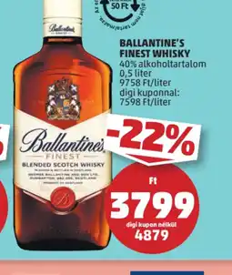 PENNY Ballantine's Finest Whisky ajánlat
