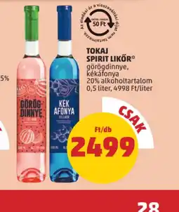 PENNY Tokaji Spirit Likőr ajánlat