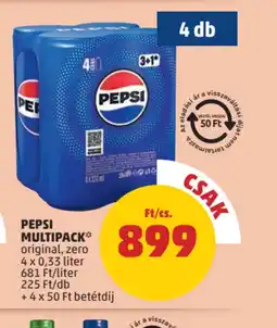 PENNY Pepsi Multipack ajánlat