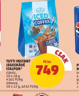 PENNY Tutti Instant Jegeskávé Italpor ajánlat