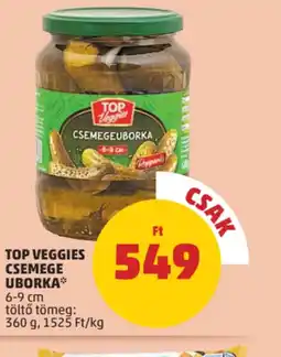 PENNY Top Veggies Csemege Uborka ajánlat