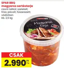 Spar SPAR BBQ magyaros sertéstarja ajánlat