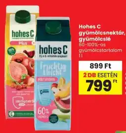 Spar Hohes C gyümölcsnektár, gyümölcslé ajánlat