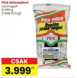 Spar Pick téliszalámi ajánlat
