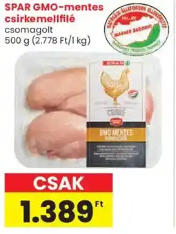 Spar SPAR GMO-mentes csirkemellfilé ajánlat