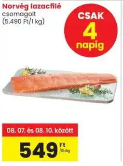 Spar Norvég lazacfilé ajánlat