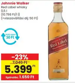 Spar Johnnie Walker Red Label whisky ajánlat