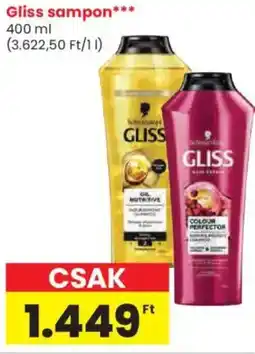 Spar Gliss sampon ajánlat