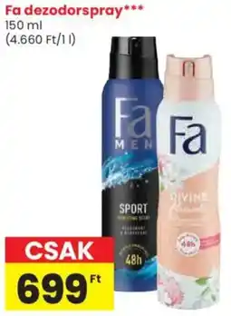 Spar Fa dezodorspray ajánlat