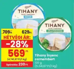 Spar Tihany Ínyenc camembert ajánlat