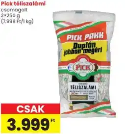 Spar Pick téliszalámi ajánlat
