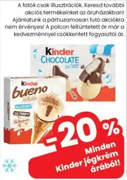 Spar Kinder jégkrém ajánlat
