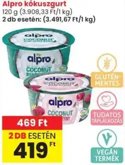 Spar Alpro kókuszgurt ajánlat