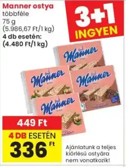 Spar Manner ostya ajánlat