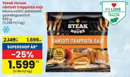 Spar Steak House rántott trappista sajt ajánlat