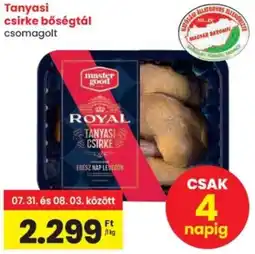 Spar Tanyasi csirke bőségtál ajánlat