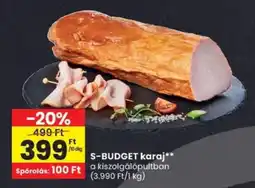 Spar S-BUDGET karaj ajánlat