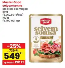 Spar Master Good selyemsonka ajánlat