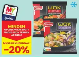 Spar Gyorsfagyasztott findus wok termék ajánlat