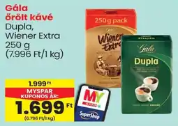 Spar Gála őrölt kávé ajánlat