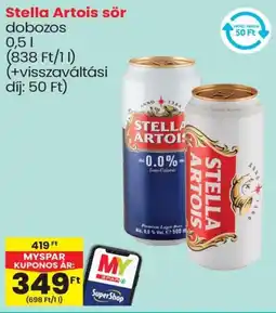 Spar Stella Artois sör ajánlat