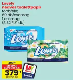 Spar Lovely nedves toalettpapír ajánlat