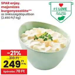 Spar SPAR enjoy. majonézes burgonyasaláta ajánlat