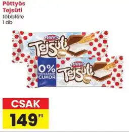 Spar Pöttyös Tejsüti ajánlat
