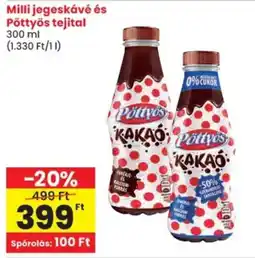Spar Milli jegeskávé és Pöttyös tejital Spórolás: 100 Ft ajánlat