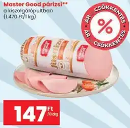 Spar Master Good párizsi ajánlat