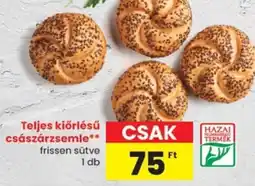Spar Teljes kiőrlésű császárzsemle ajánlat