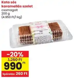 Spar Kata sós karamellás szelet ajánlat