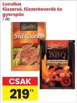 Spar Lucullus fűszersó, fűszerkeverék és gyorspác ajánlat